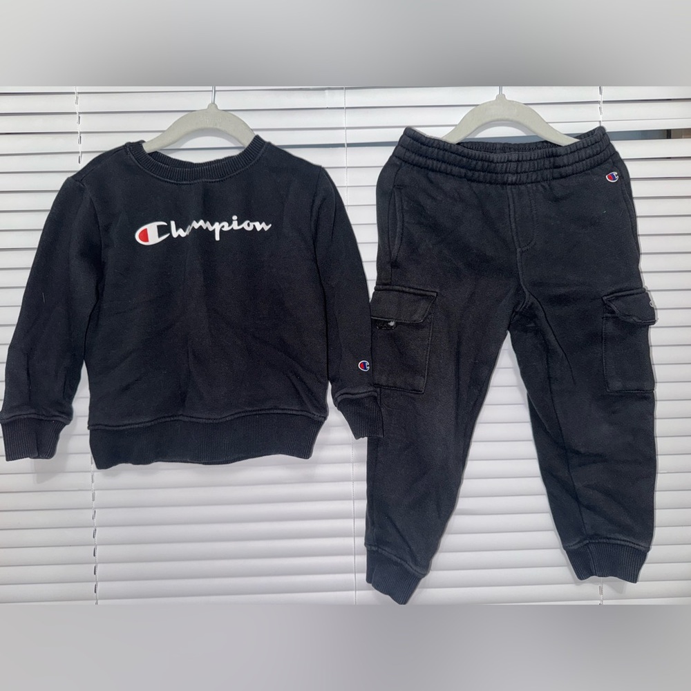 Champion Kids Black Jogger Set